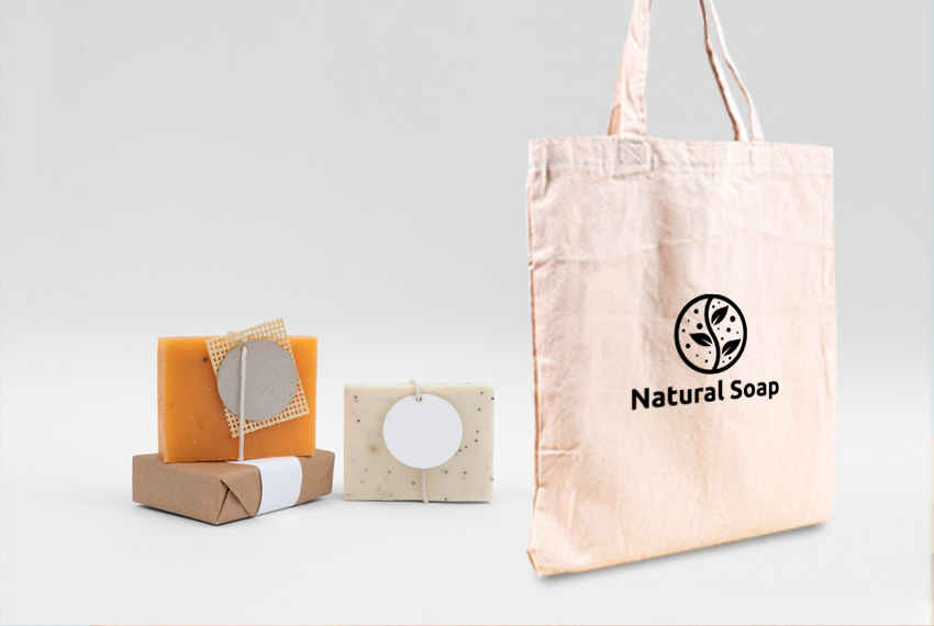 Canvas Tote Bag - Handmade Soap 